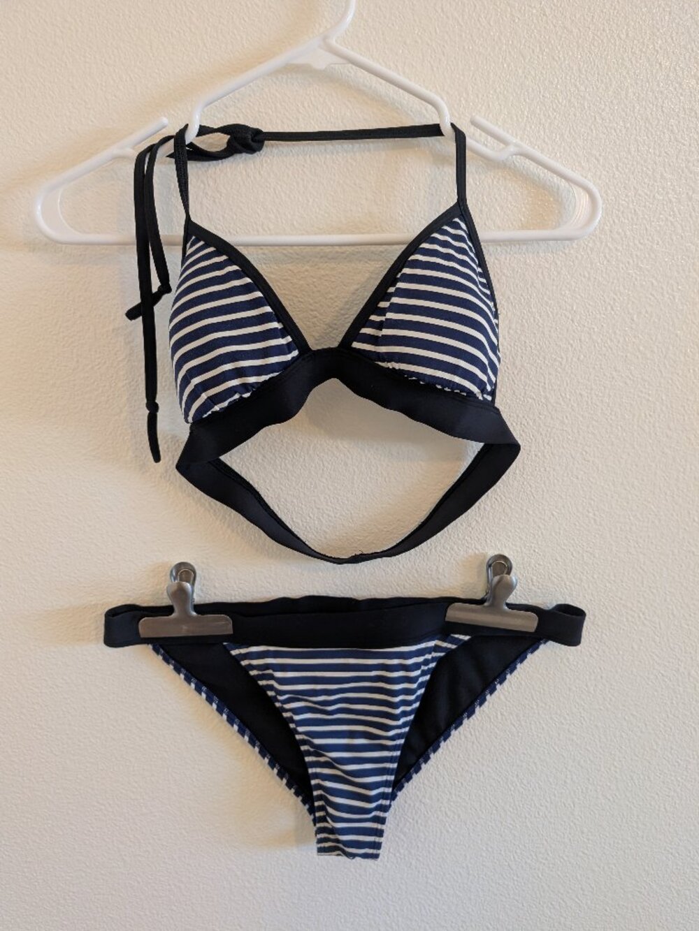 Abercrombie & Fitch striped bikini swim set, Size M